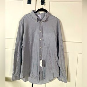 Brooks Brothers gray dress shirt size large.